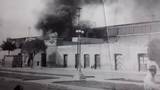 Incendio en los baños de vapor de Apizaco en los años 60. Cortesía / Concepción G