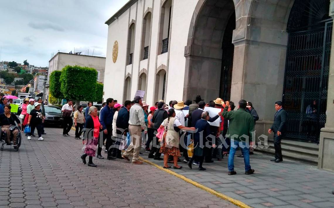 Manifestantes De Tlaltelulco Llegan Al Congreso Local El Sol De Tlaxcala Noticias Locales 0227