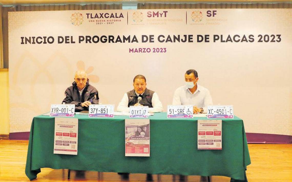 Mañana comienza entrega de placas en Hidalgo - El Sol de Hidalgo